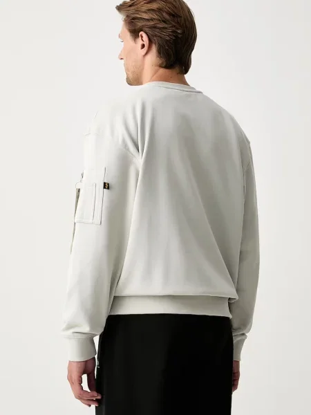 ALPHA INDUSTRIES Tréning póló Dtm kő bézs