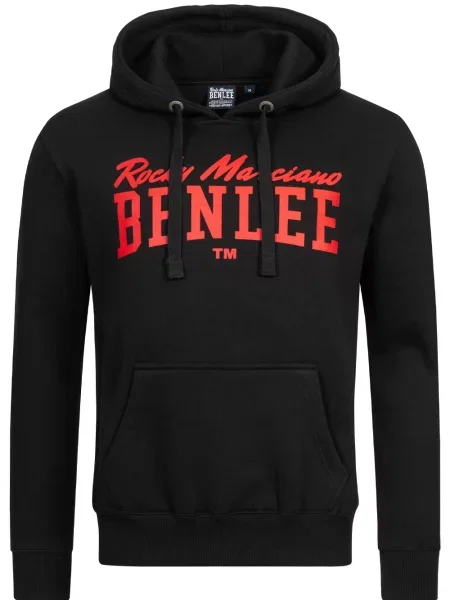 Hoodie Benlee s kapuco črna