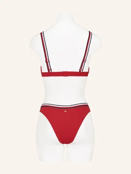 Tommy Hilfiger figi bikini Kobiety jednolity L czerwony