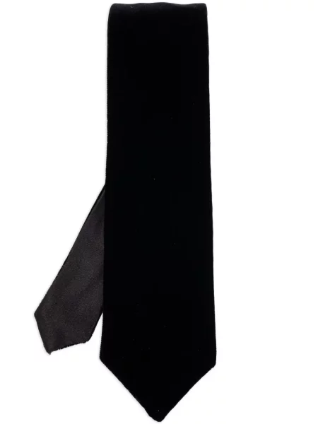 Cravată Giorgio Armani de catifea negru
