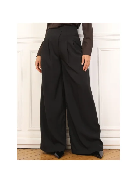 Nohavice La Modeuse čierna