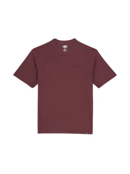 Lniana koszulka Dickies brązowa