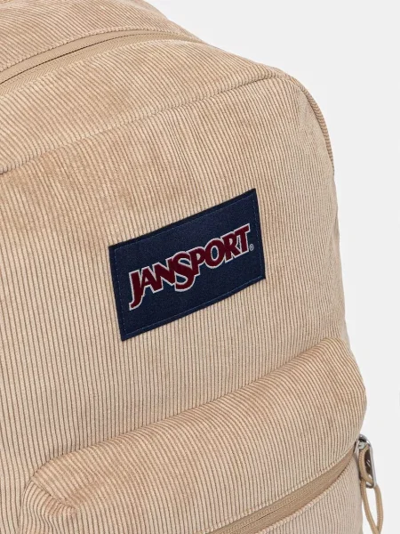 Однотонный большой рюкзак Jansport бежевый