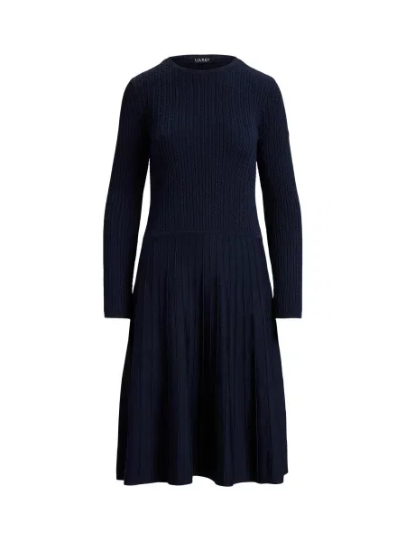 Lauren Ralph Lauren Rochie tricotat închis albastru