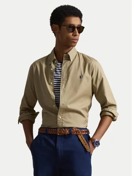 Polo Ralph Lauren Риза Custom Fit бежов