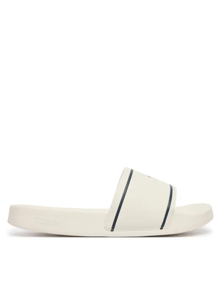 Tommy Jeans Papucs Tjw Poolslides fehér