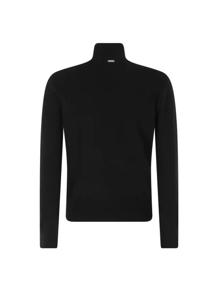 Sweter z golfem Herno czarny