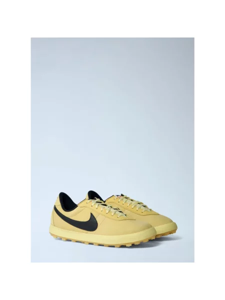 Sneakersy Nike z logo żółte