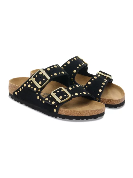 Birkenstock Klapki Arizona Rivet czarny