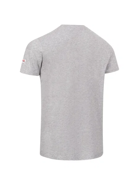 LONSDALE Majica temno rjava / pegasto siva