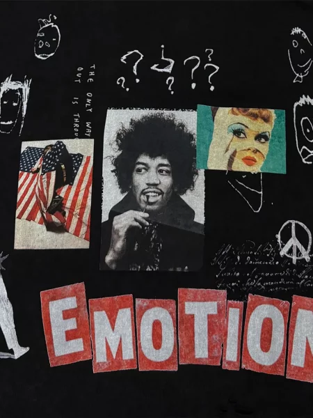 Μπλούζα Mixed Emotion με σχέδιο μαύρο