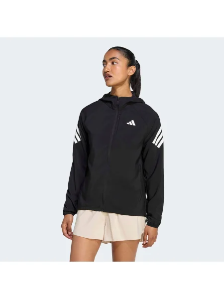ADIDAS PERFORMANCE Geacă sport / alb negru