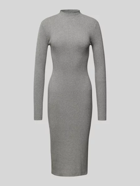 Sukienka z dzianiny ze stójką model ‘Hada’ Edited