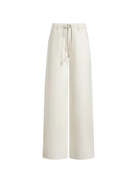 Blugi cu picior larg 12 Storeez cu cordon alb