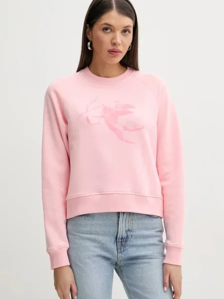 Кофта Fiorucci Cupid Print Slim Fit Sweatshirt з принтом рожевий
