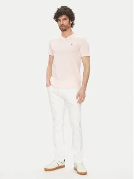 Tričko Tommy Jeans růžové