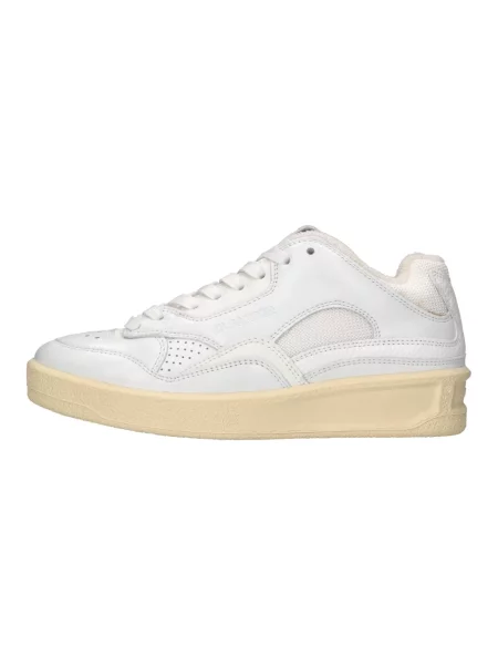 Sneakersy Jil Sander skórzane białe