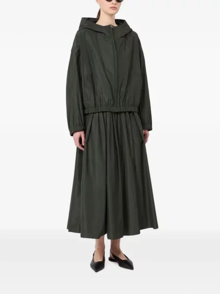 Pelerină de ploaie 's Max Mara cu glugă verde