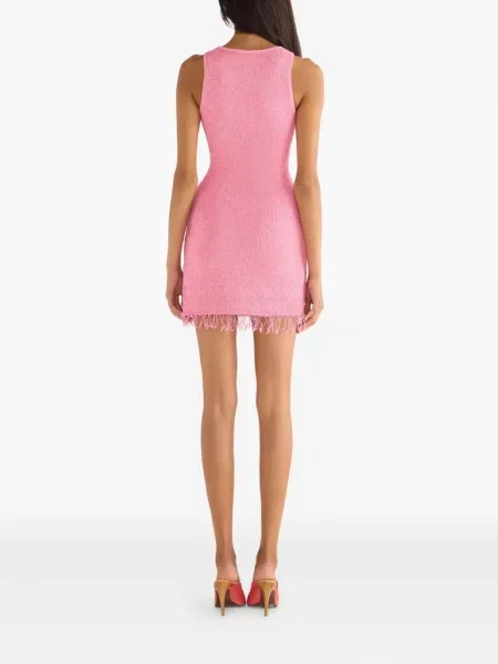 Rochie mini Asta Resort de costum roz