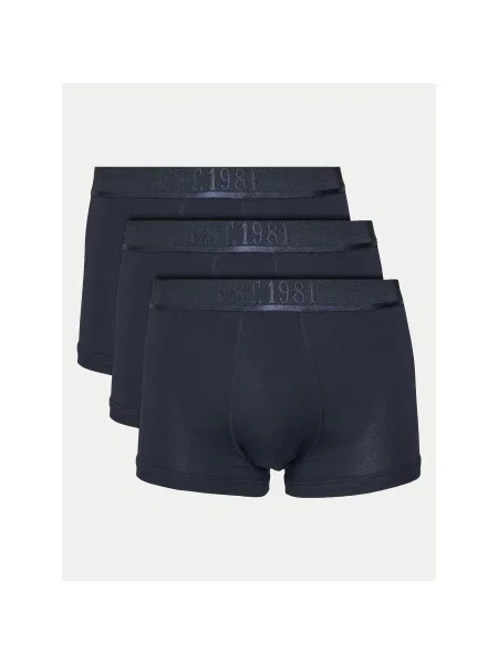 Emporio Armani 3 db-os boxeralsó szett kék
