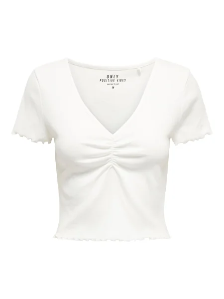 ONLY Tricou Betty alb