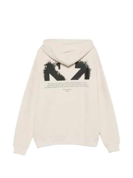 Hanorac cu glugă Off-white cu glugă alb