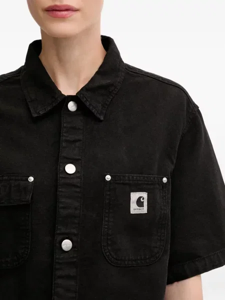 Cămașă Carhartt Wip scurtă negru