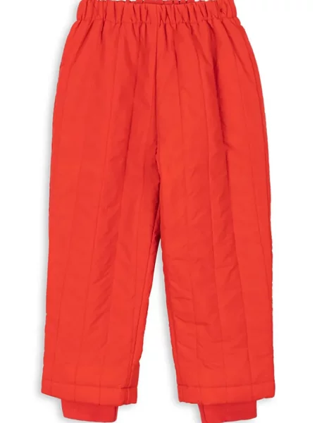 Konges Sløjd kalhoty JUNO PANTS červené