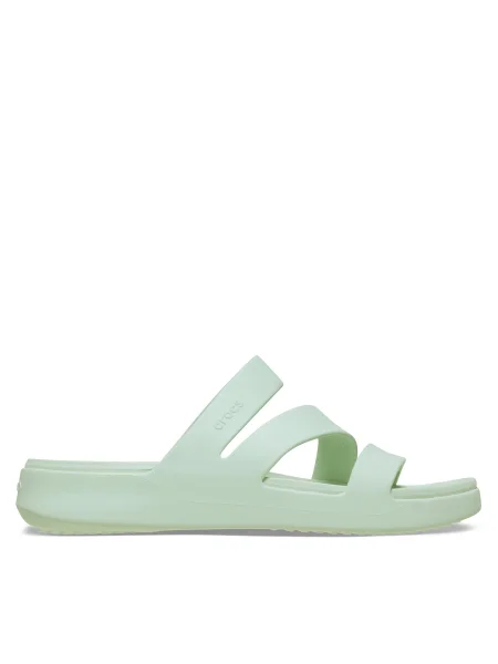 Papuci Crocs cu bretele verde
