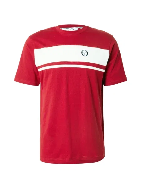Sergio Tacchini Tricou bleumarin / roșu alb