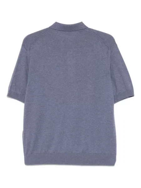 Polo Eleventy tricotate albastru