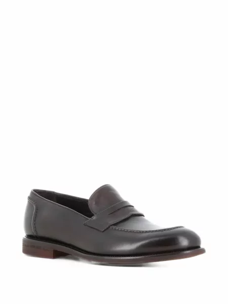 Pantofi loafer Tassinari din piele maro