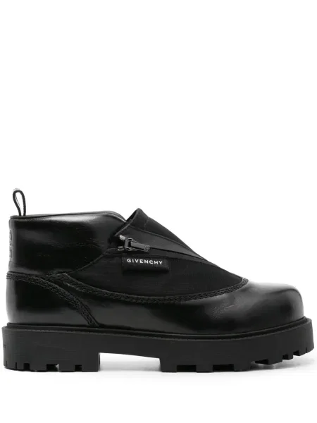 Kožne gležnjače Givenchy crna