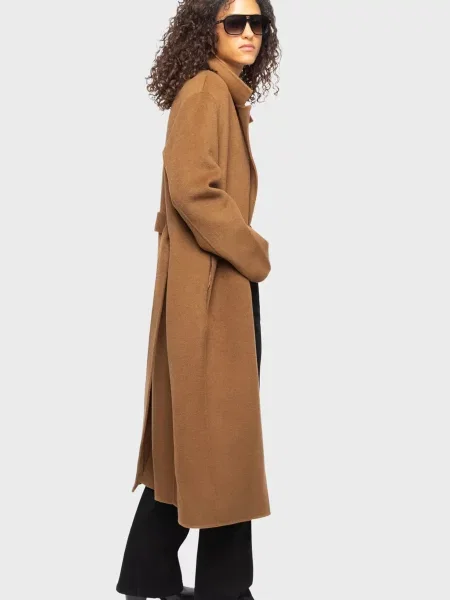 Шерстяное пальто Zadig&voltaire коричневое