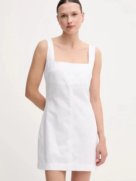 Calvin Klein Jeans rochie din amestec de in alb