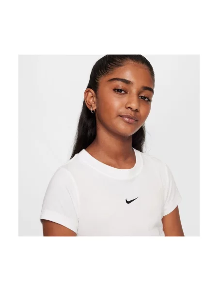 Tricou copii Nike alb