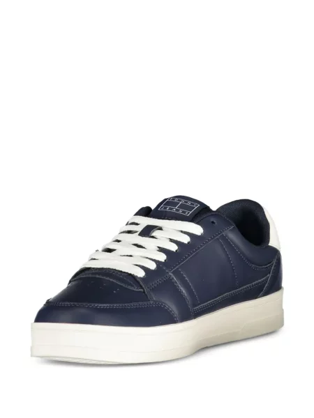 Bőr sneaker Tommy Jeans autogrammal kék