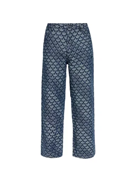 Jeansy Adidas w paski niebieskie