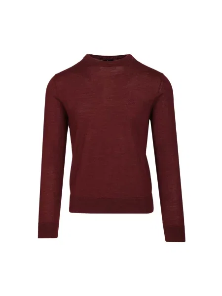 Sweter Etro wełniany czerwony