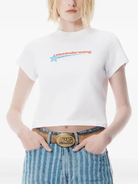 Tricou Alexander Wang alb