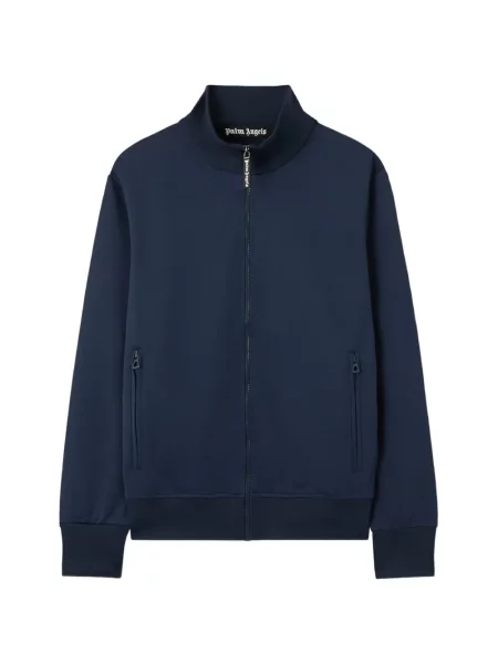 Svetr Palm Angels s autogramem modrý