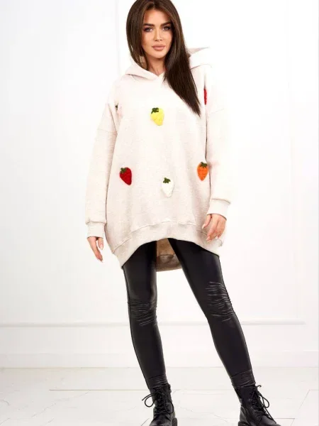 Hanorac Kesi melange bej