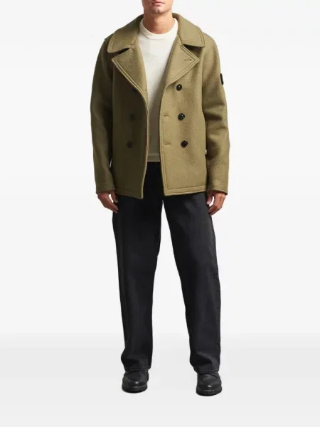 Palton Stone Island cu strasuri verde