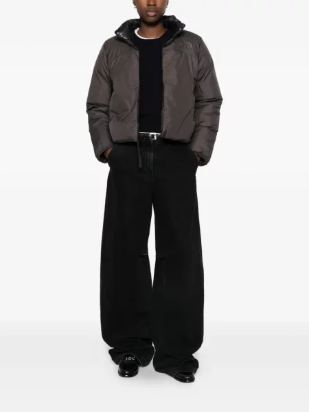 Reversibil geacă cu puf The North Face cu autograf gri