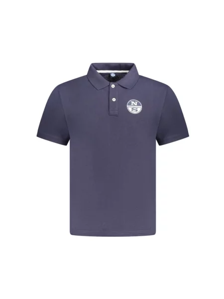 Koszulka polo North Sails z krótkim rękawem niebieska