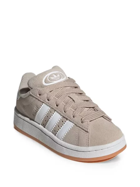 Sneakerși Adidas Campus cu bretele alb