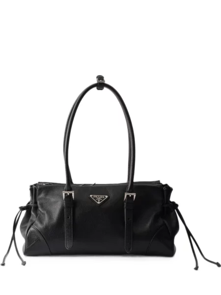 Geantă shopper Prada din piele negru