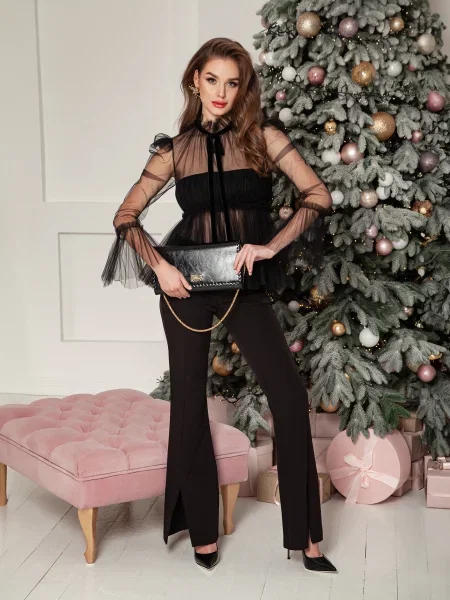 Брюки Versace Jeans Couture черные