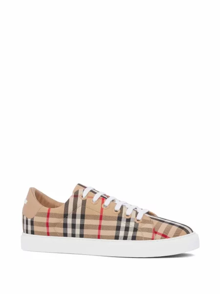 Kožne tenisice Burberry karirane