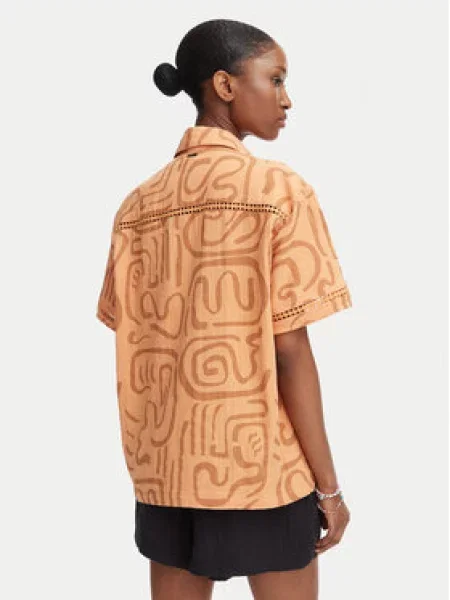 Billabong Srajca Summers End Oversize oranžna